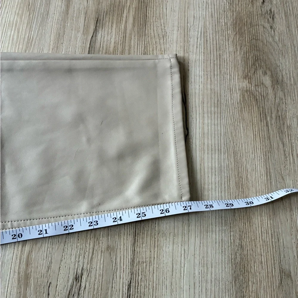 Gap High Rise Vegan Leather Cheeky Straight Pants - Picture 9 of 12